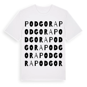 Podgora ordlek t-shirt – ekologisk bomull t-shirt från Pinshirt