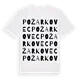Požarkovec ordlek t-shirt