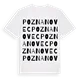 Poznanovec ordlek t-shirt