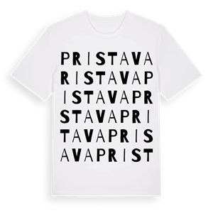 Pristava ordlek t-shirt – ekologisk bomull t-shirt från Pinshirt