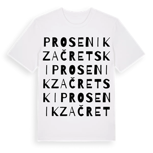 Prosenik Začretski ordlek t-shirt – ekologisk bomull t-shirt från Pinshirt