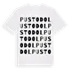 Pustodol ordlek t-shirt