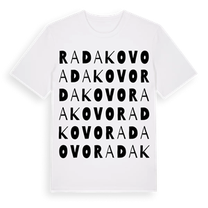 Radakovo ordlek t-shirt – ekologisk bomull t-shirt från Pinshirt