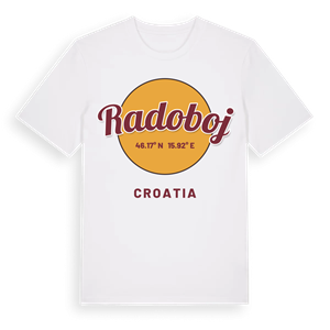Radoboj cirkel t-shirt – ekologisk bomull t-shirt från Pinshirt