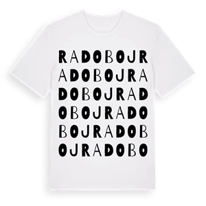 Radoboj ordlek t-shirt – ekologisk bomull t-shirt från Pinshirt