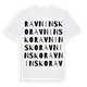 Ravninsko ordlek t-shirt