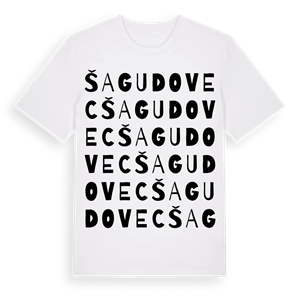 Šagudovec ordlek t-shirt – ekologisk bomull t-shirt från Pinshirt