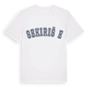 Sekirišće college t-shirt – ekologisk bomull t-shirt från Pinshirt
