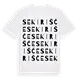 Sekirišće ordlek t-shirt