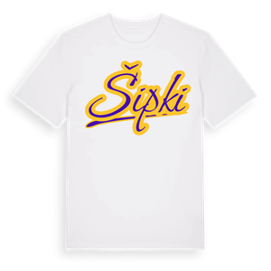 Šipki baseball t-shirt – ekologisk bomull t-shirt från Pinshirt