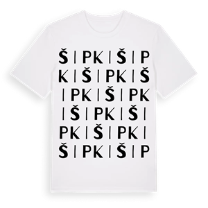 Šipki ordlek t-shirt – ekologisk bomull t-shirt från Pinshirt