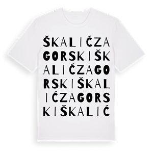 Škalić Zagorski ordlek t-shirt – ekologisk bomull t-shirt från Pinshirt
