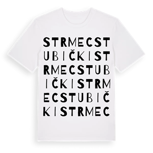 Strmec Stubički ordlek t-shirt – ekologisk bomull t-shirt från Pinshirt
