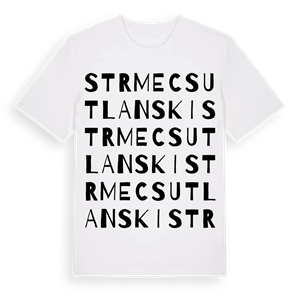 Strmec Sutlanski ordlek t-shirt – ekologisk bomull t-shirt från Pinshirt