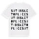 Sutinske Toplice ordlek t-shirt