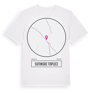 Sutinske Toplice t-shirt – ekologisk bomull t-shirt från Pinshirt