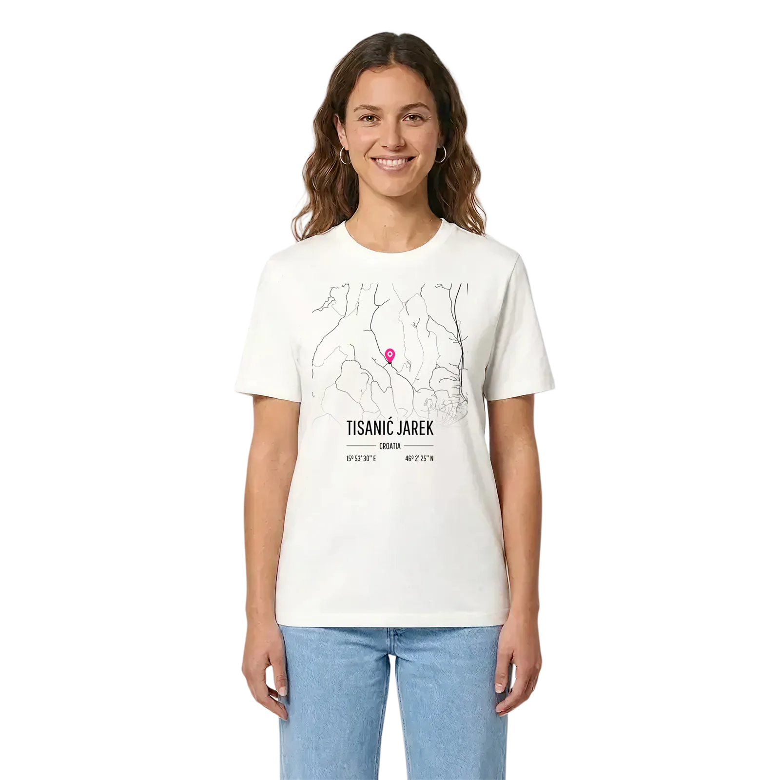 Tisanić Jarek karta t-shirt – White, i miljö