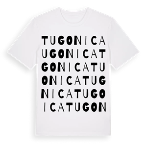 Tugonica ordlek t-shirt – ekologisk bomull t-shirt från Pinshirt