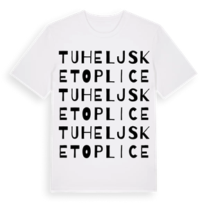 Tuheljske Toplice ordlek t-shirt – ekologisk bomull t-shirt från Pinshirt