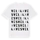 Velika Ves ordlek t-shirt