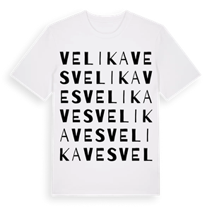Velika Ves ordlek t-shirt – ekologisk bomull t-shirt från Pinshirt