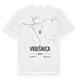 Vrbišnica karta t-shirt