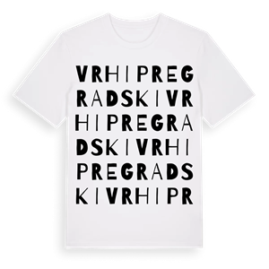 Vrhi Pregradski ordlek t-shirt – ekologisk bomull t-shirt från Pinshirt