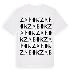 Zabok ordlek t-shirt – ekologisk bomull t-shirt från Pinshirt