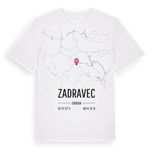 Zadravec karta t-shirt – ekologisk bomull t-shirt från Pinshirt