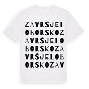 Završje Loborsko ordlek t-shirt – ekologisk bomull t-shirt från Pinshirt