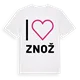 Jag älskar Znož t-shirt stort tryck