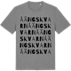 Mid Heather Gray t-shirt med Åängskvarn ordlek t-shirt