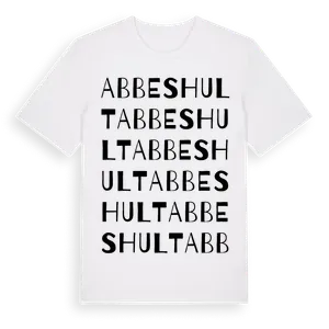 Abbeshult ordlek t-shirt – ekologisk bomull t-shirt från Pinshirt