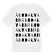 Åbodakvarn ordlek t-shirt