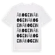 White t-shirt med Åbogen ordlek t-shirt