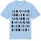 Blue Soul t-shirt med Abrahamsäng ordlek t-shirt