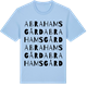 Blue Soul t-shirt med Abrahamsgård ordlek t-shirt