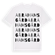 Abrahamsgård ordlek t-shirt