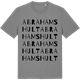 Mid Heather Gray t-shirt med Abrahamshult ordlek t-shirt