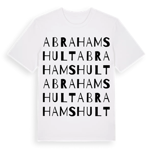 Abrahamshult ordlek t-shirt – ekologisk bomull t-shirt från Pinshirt