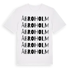 Åbroholm ordlek t-shirt – ekologisk bomull t-shirt från Pinshirt
