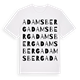 Adamsberg ordlek t-shirt