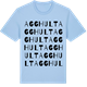 Blue Soul t-shirt med Agghult ordlek t-shirt