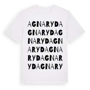 Agnaryd ordlek t-shirt – ekologisk bomull t-shirt från Pinshirt
