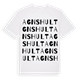 Agnshult ordlek t-shirt