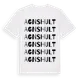 White t-shirt med Agnshult ordlek t-shirt