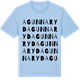 Blue Soul t-shirt med Agunnaryd ordlek t-shirt