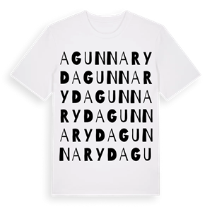 Agunnaryd ordlek t-shirt – ekologisk bomull t-shirt från Pinshirt