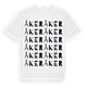 Åker ordlek t-shirt
