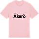 Pink Cotton t-shirt med Åkerö fetstil t-shirt